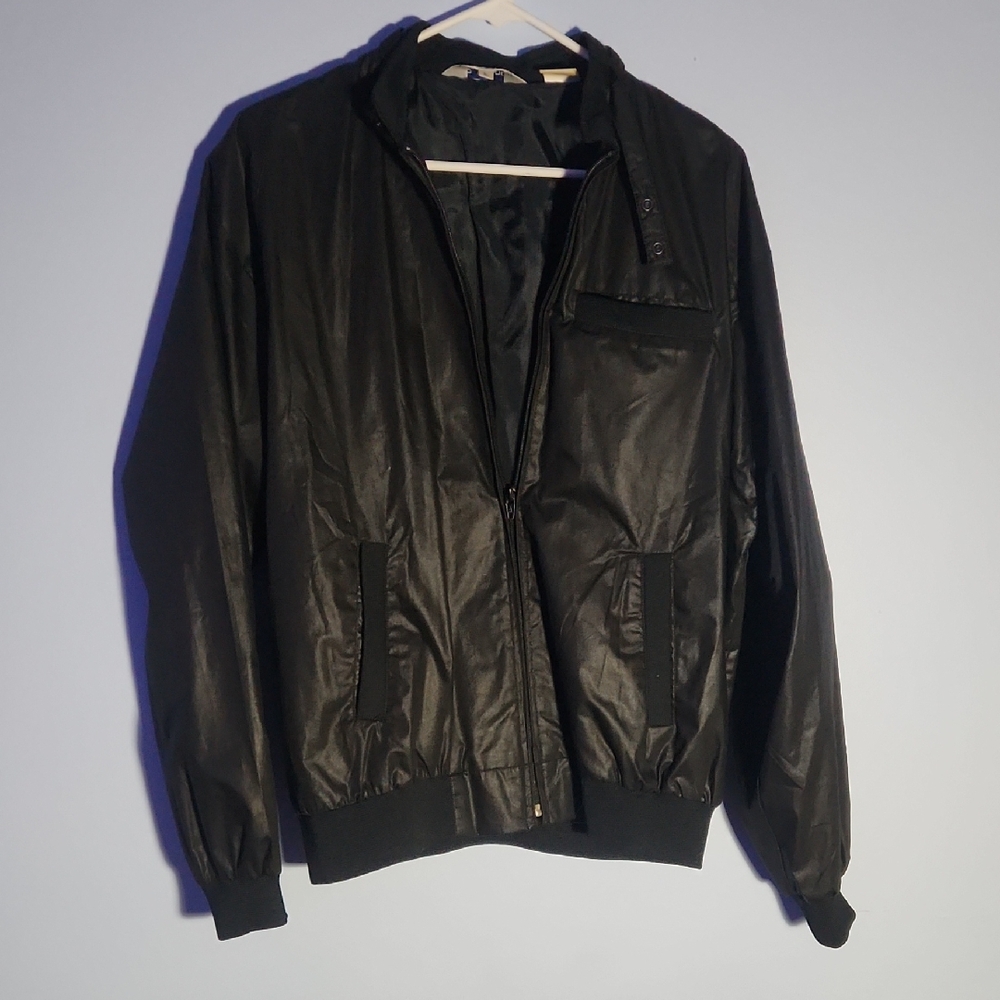 Men's Lightwright Black Jacket, Sz Lg